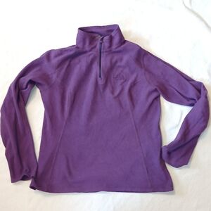 Sz.SP Womens The North Face Pullover Quarter Zip Fleece Shirt